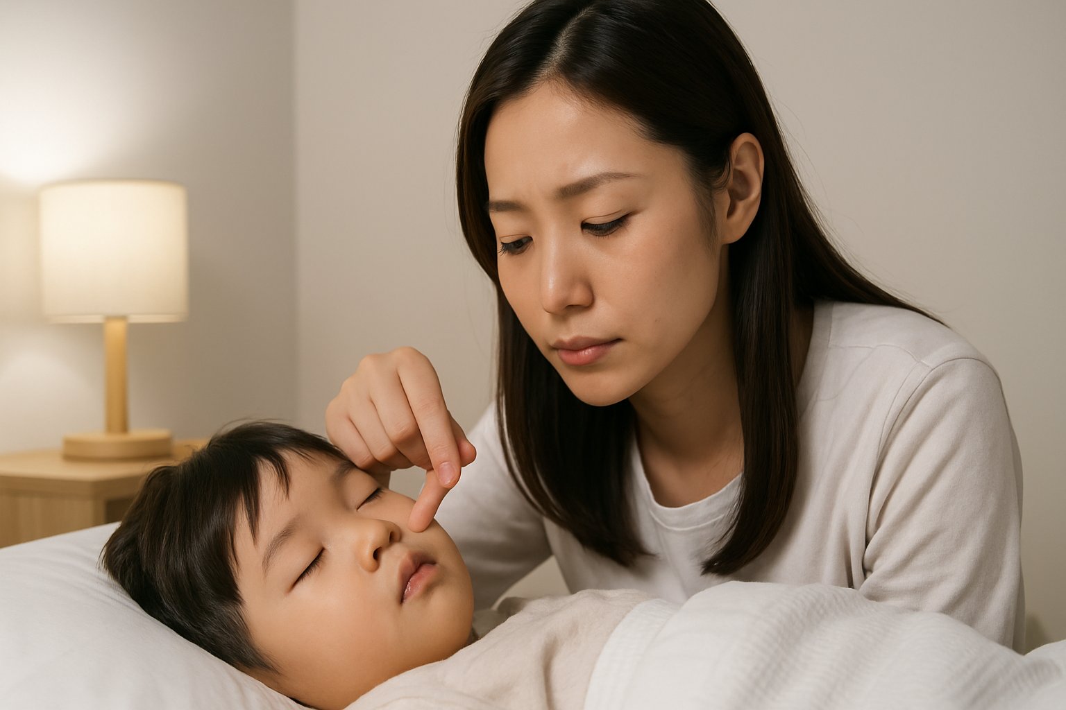 子どもの鼻づまりと睡眠の関係：家庭でできる対策と受診の目安