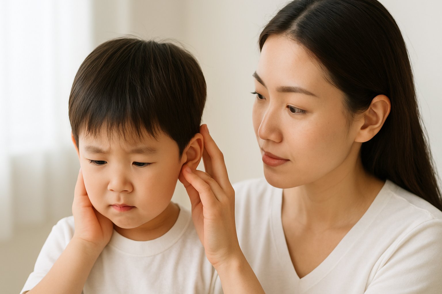 子どもの中耳炎の見分け方と対処法 — 症状から受診の目安まで