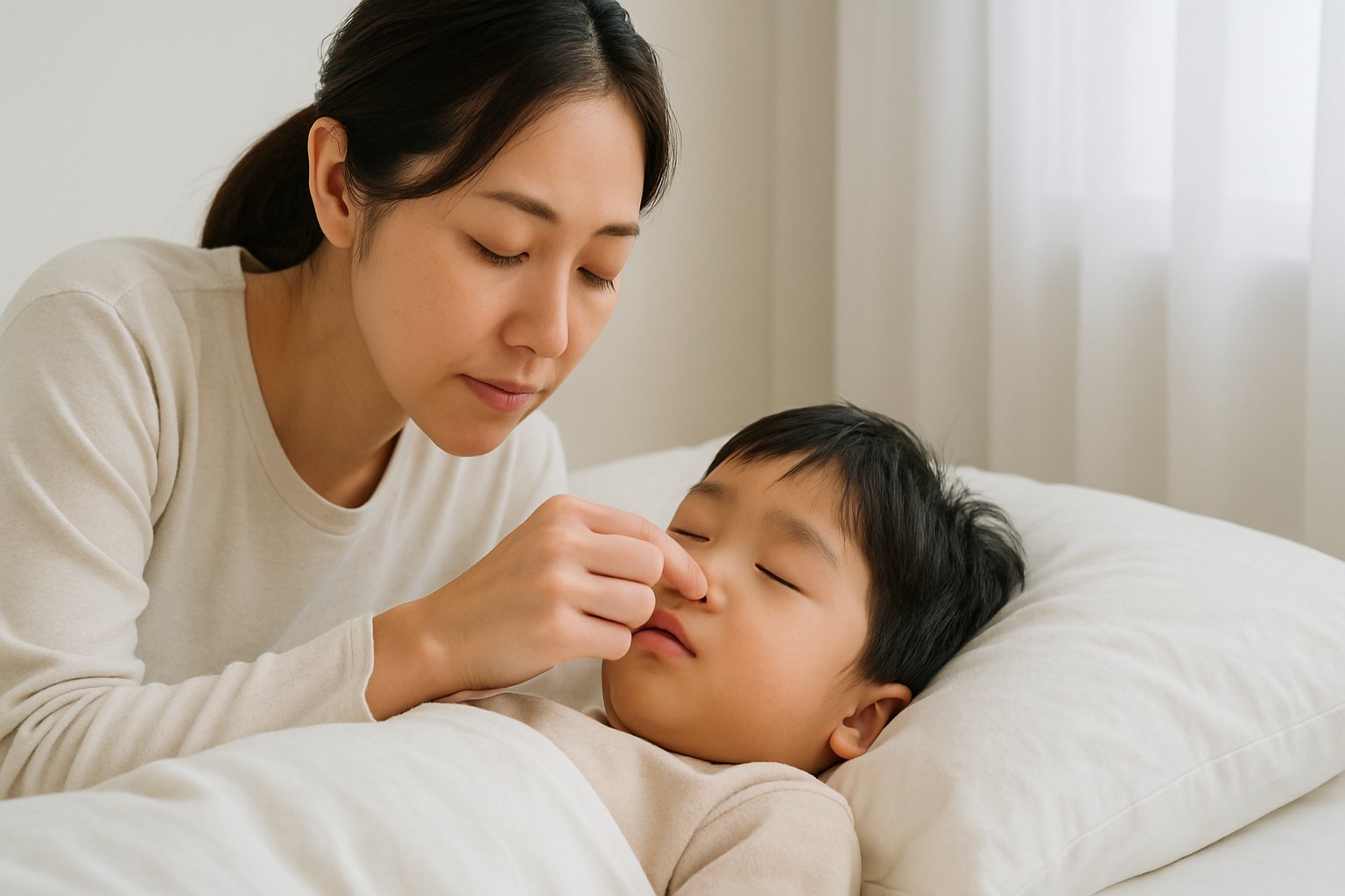 子どもの鼻づまりと睡眠改善法：家庭と受診のポイント