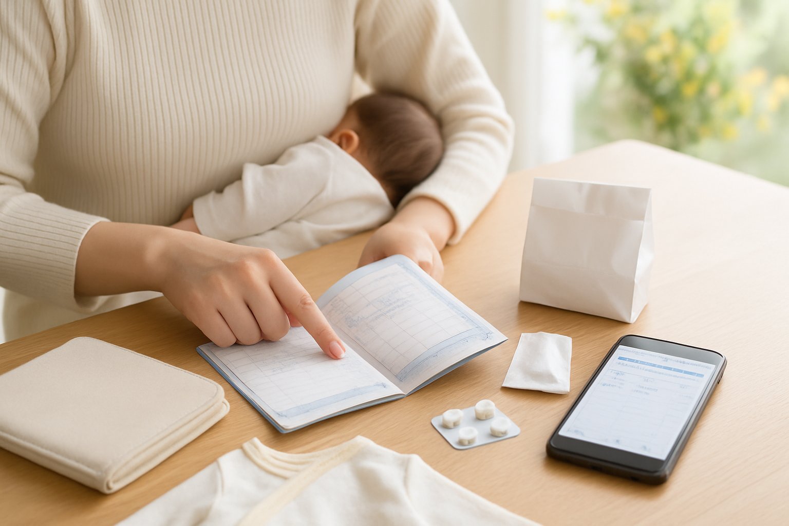 授乳期に花粉症の薬を使う際のお薬手帳の活用法