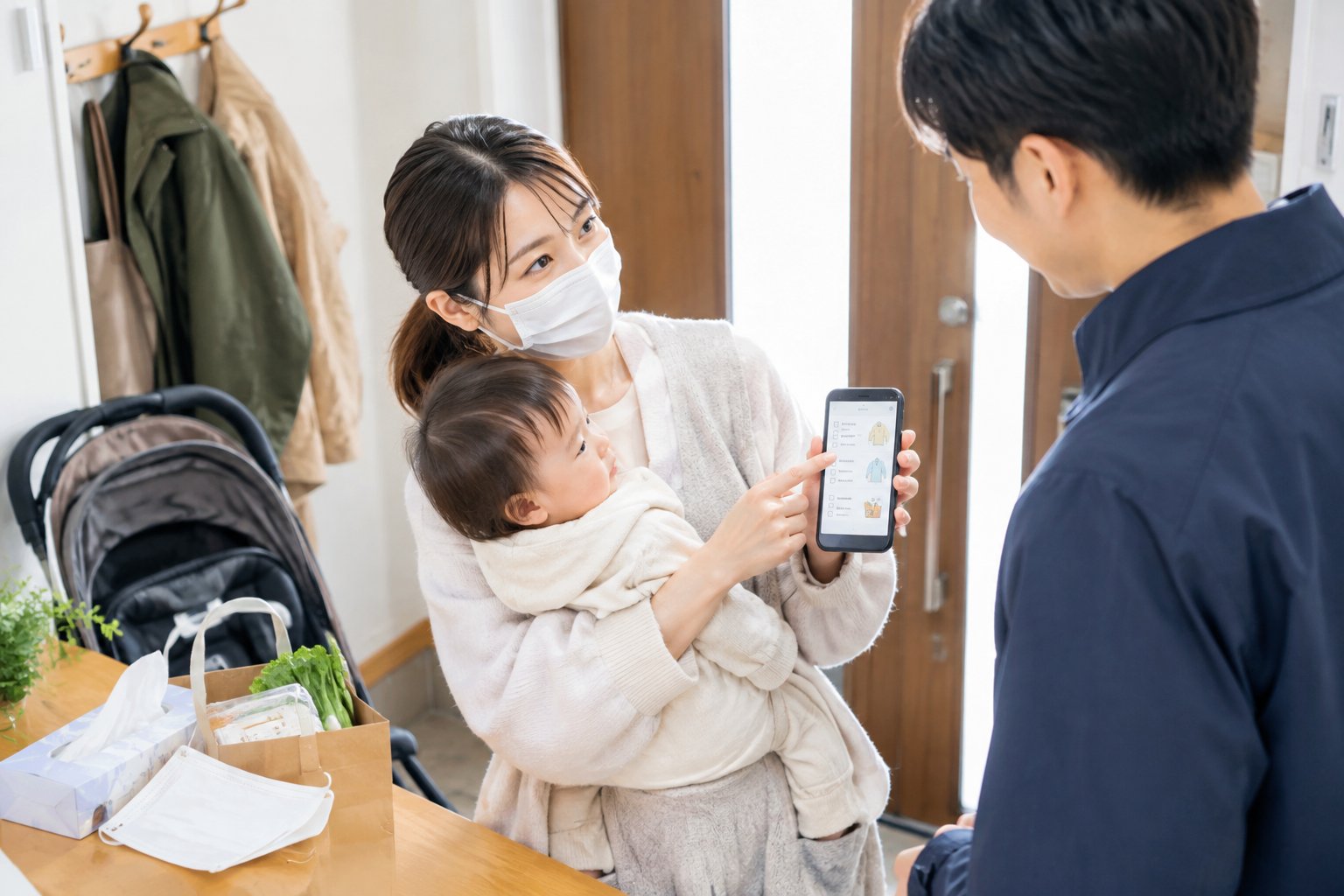 授乳期の花粉症で家族に協力を頼むための伝え方