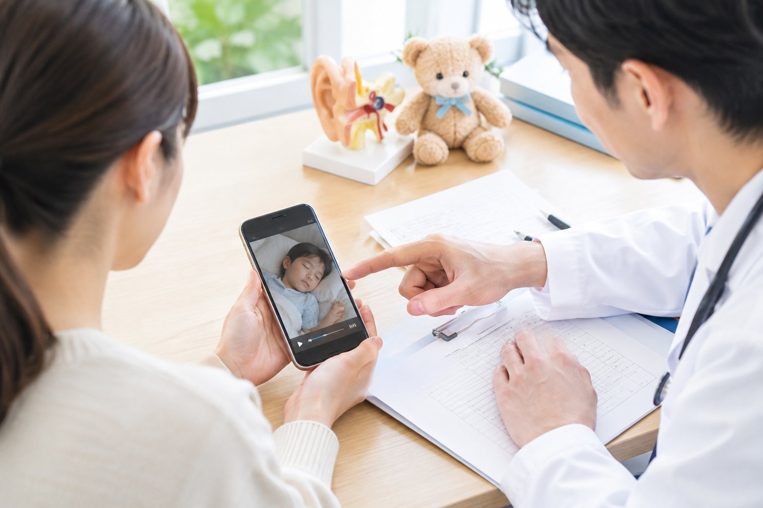 子どものいびきと受診後に行う検査・治療の考え方